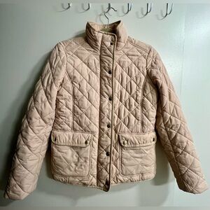 J. Crew | Women’s Beige Quilted Puffer Coat
